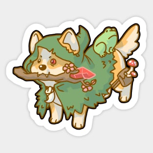 Druid Puppy Sticker